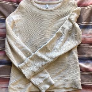 Off-White American Apparel ripple textured sweater